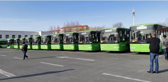 20 Units King Long XMQ6106 Electric City Buses Start Operation in Daqing