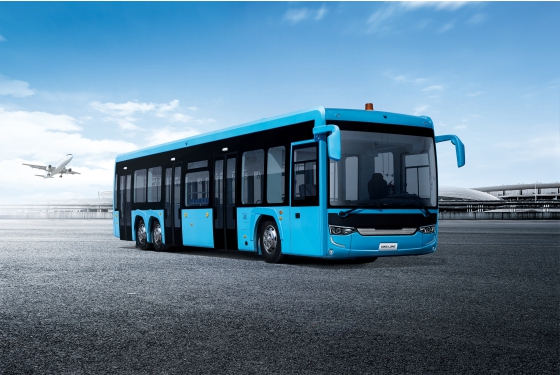 Enjoy Your Flight with APE14！ King Long Electric Airport Shuttle Bus