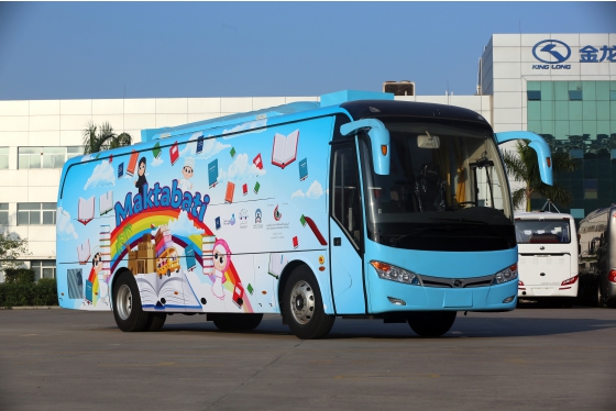 King Long Mobile Library Heads for Oman