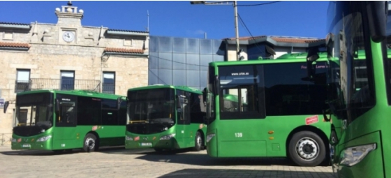 King Long Hybrid Intercity Buses Won High Acclaim in Madrid