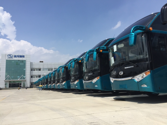 101 Units King Long Luxury Coaches Were Exported to Saudi Arabia in July