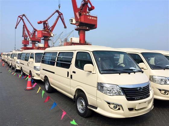 143 King Long City Buses KINGWIN Shipped to Kuwait for Operation