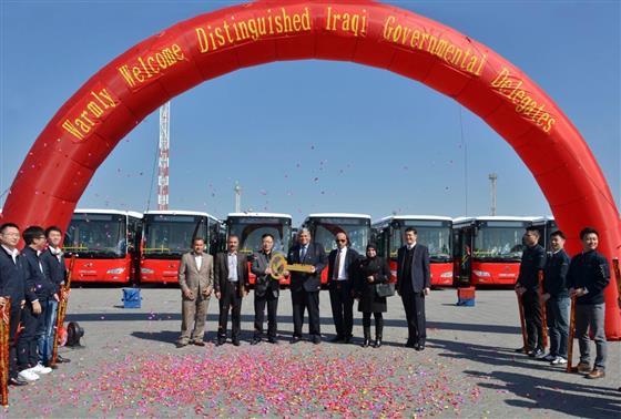 313 King Long Buses are Exported to Iraq