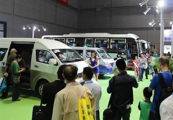 King Long Stages Mini Van KINGO L at China International Auto Products Expo