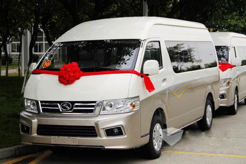 Ten King Long Luxury Vans Delivered to Guzhen County