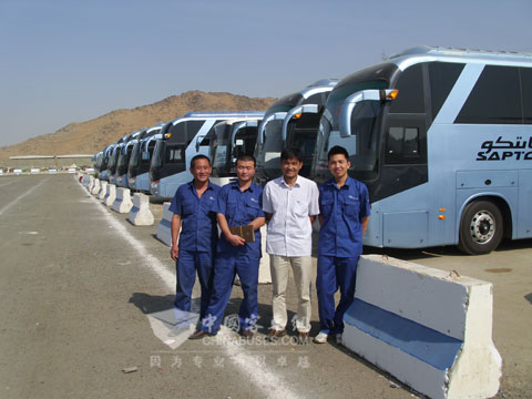 King Long Buses Helps Saudi Arabia Customers Serve pilgrimage to Mecca