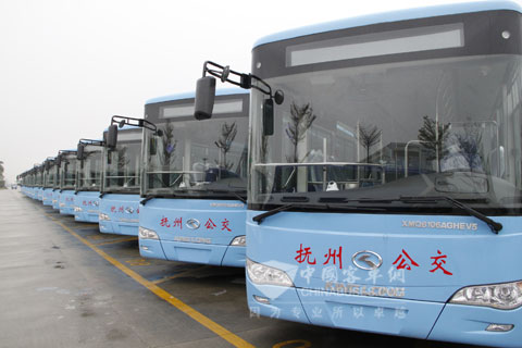 38 King Long XMQ6106AGHEV Hybrid City Buses Serve Fuzhou City