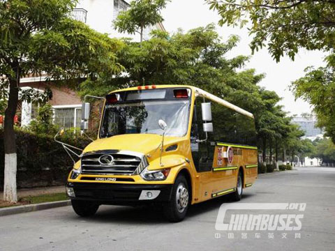 King Long Wins LNG School Bus Bid from Zhongshan City