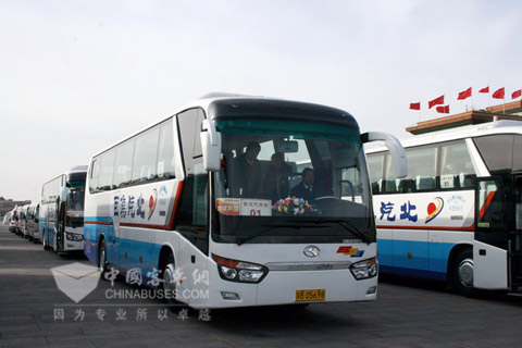 King Long Coaches Serve China NPC & CPPCC