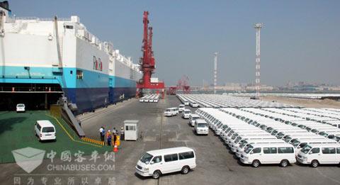 1300 Kinglong Light Buses to Egypt