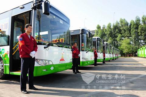 118 New King Long City Buses Serve Guangzhou Asian Games